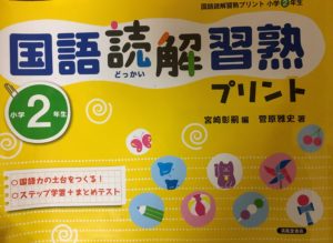 国語読解習熟プリント小学2年生は国語が苦手な子供に最適!